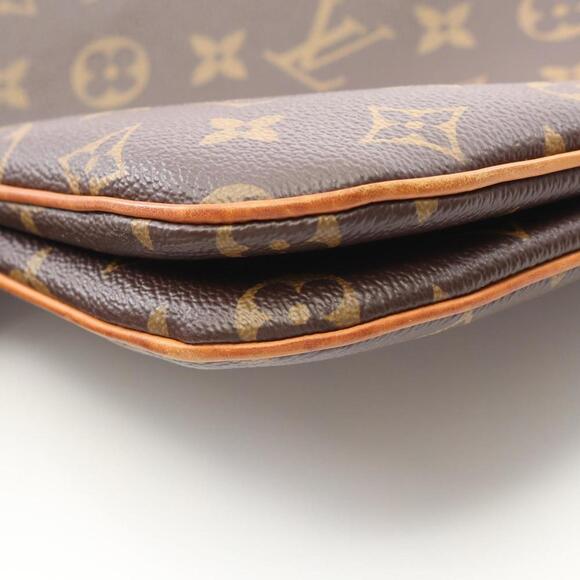 LOUIS VUITTON Brown Monogram Leather Shoulder Bag - Picture 7 of 11